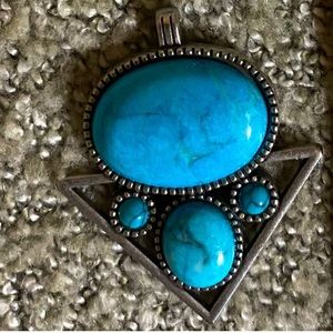 Turquoise pendants (set of 2)
